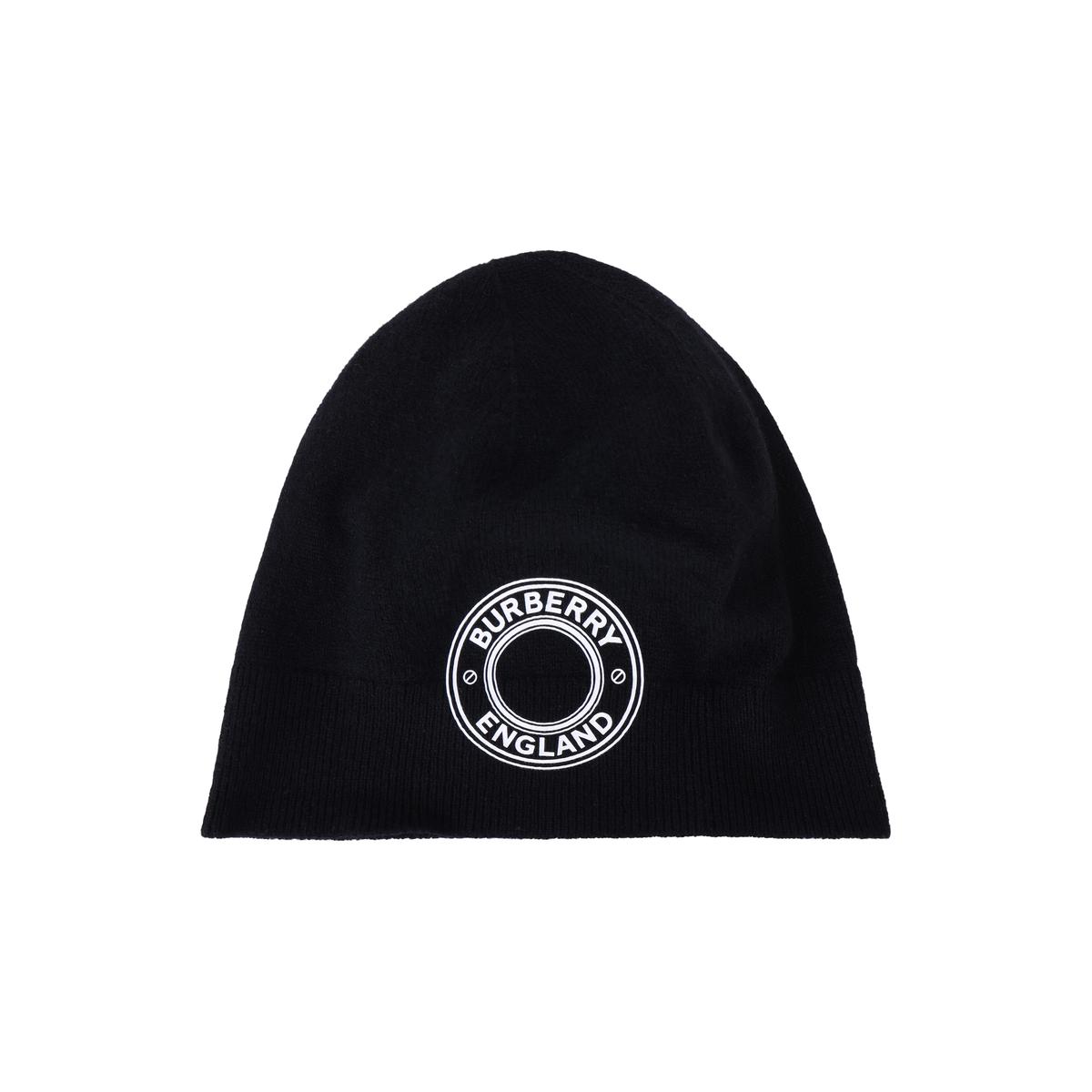 Burberry Burberry Logo Graphic Cashmere Blend Beanie