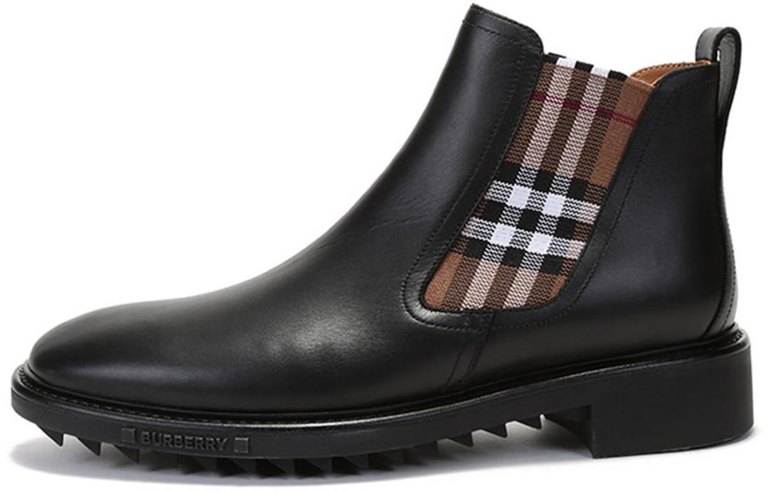 Burberry Burberry Check panel Ankle Boots
