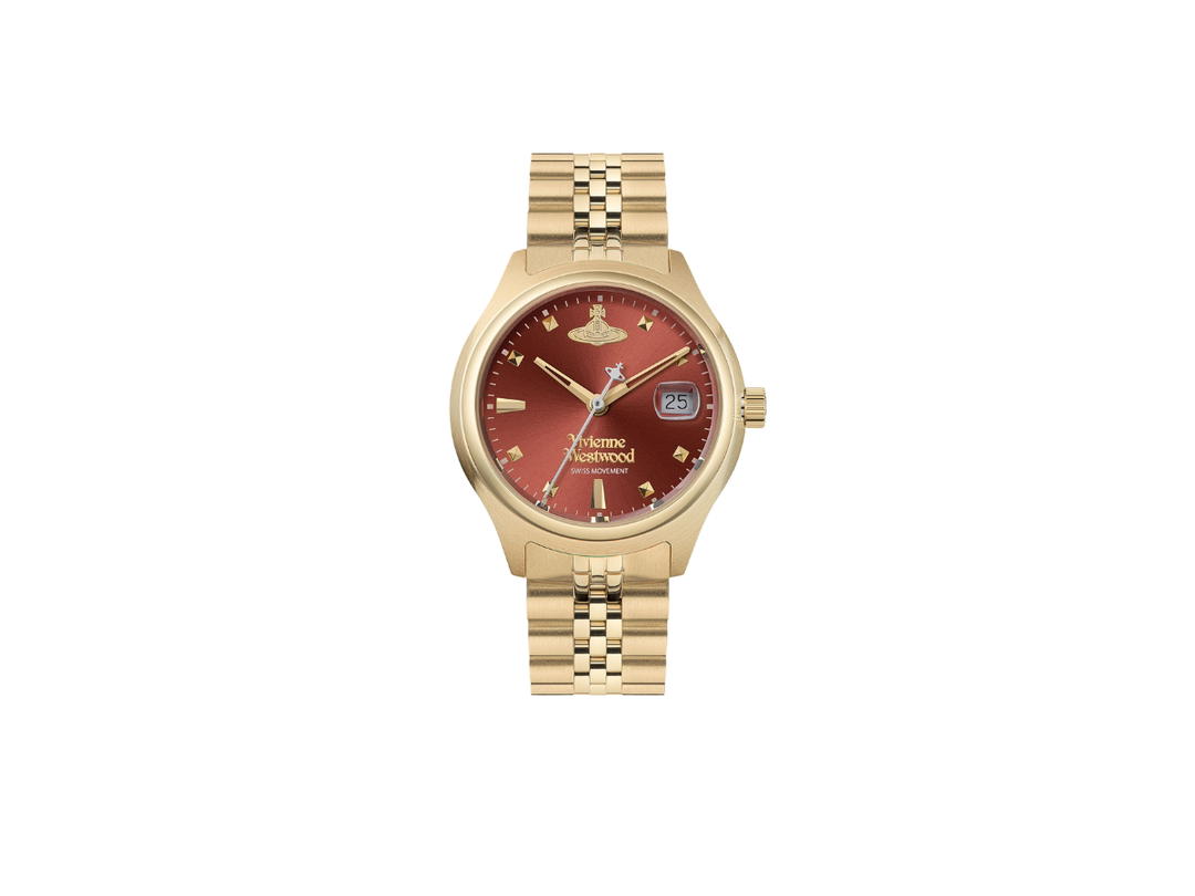 Vivienne Westwood Vivienne Westwood Little Camberwell Watch 29MM Gold Red