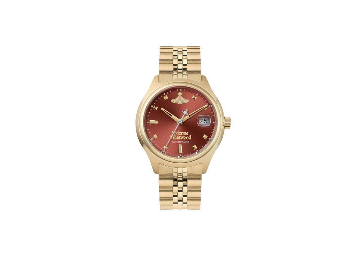 Vivienne Westwood Vivienne Westwood Little Camberwell Watch 29MM Gold Red