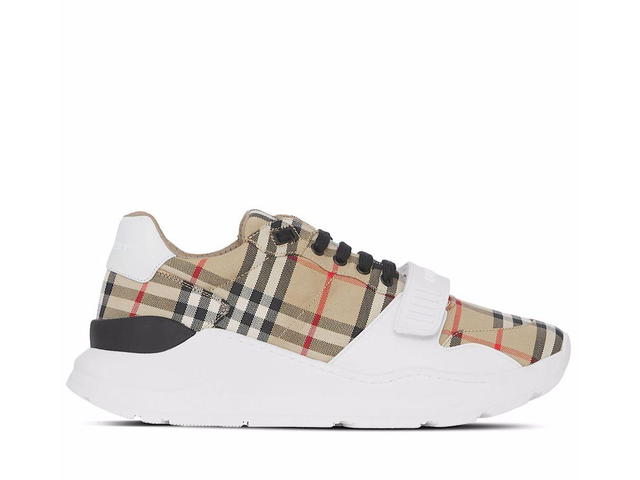 Burberry Burberry Checked Motif Sneakersbeige Polyester 90 Ovine Leather 37 Polyester 55 Polyurethane (W) - view 2