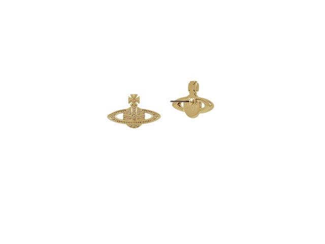 Vivienne Westwood Vivienne Westwood Mini Bas Relief Earrings Gold Light Colorado Topaz - view 2