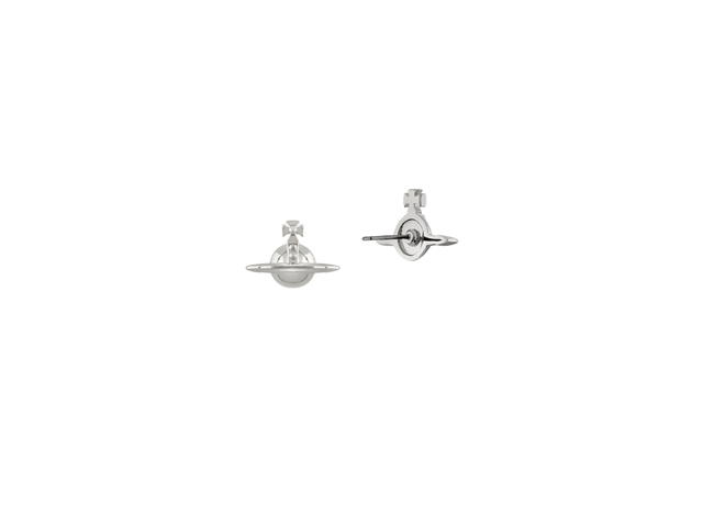 Vivienne Westwood Vivienne Westwood Solid Orb Earrings Platinum - view 2