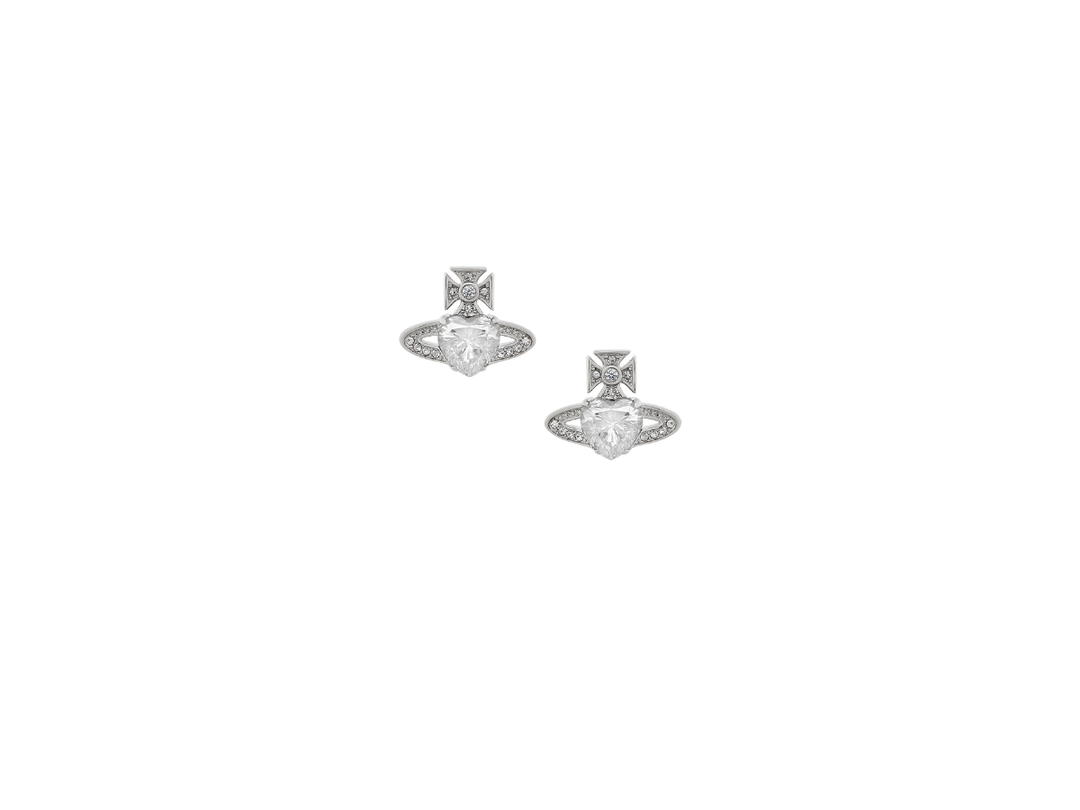 Vivienne Westwood Vivienne Westwood Ariella Earrings Platinum White Crystal