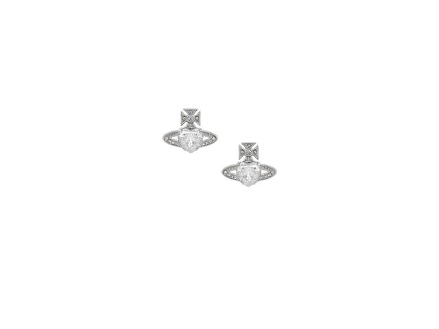 Vivienne Westwood Vivienne Westwood Ariella Earrings Platinum White Crystal - view 1