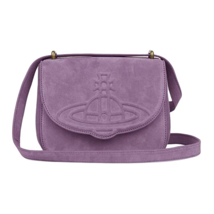 Vivienne Westwood Vivienne Westwood Leather Handbag Shoulder Bag Women's Purple Lilac