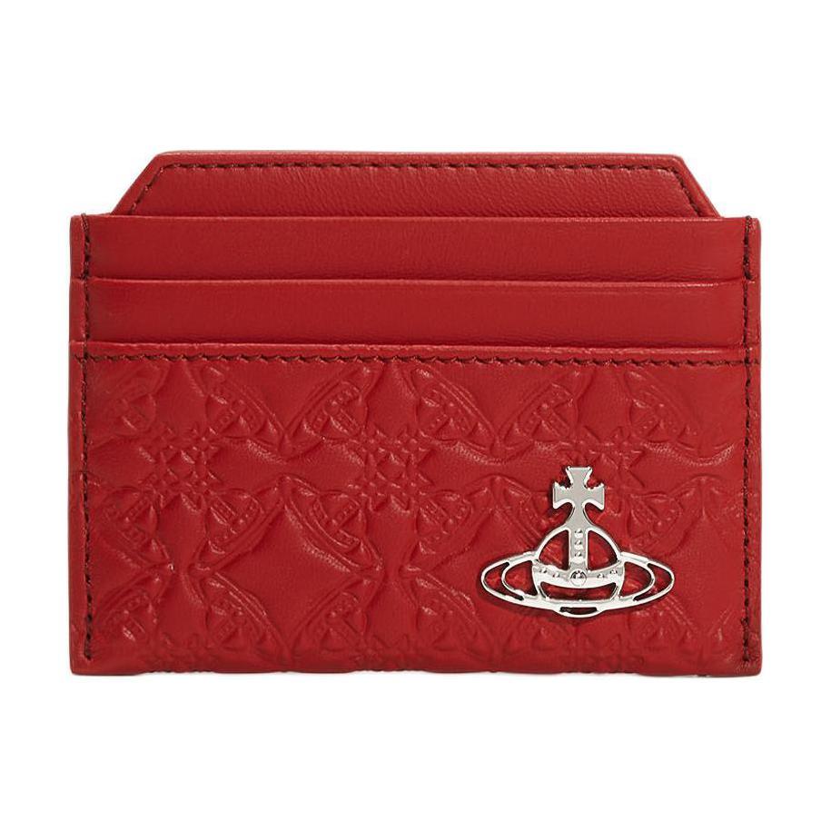 Vivienne Westwood Vivienne Westwood Leather Card Holder Women's Red