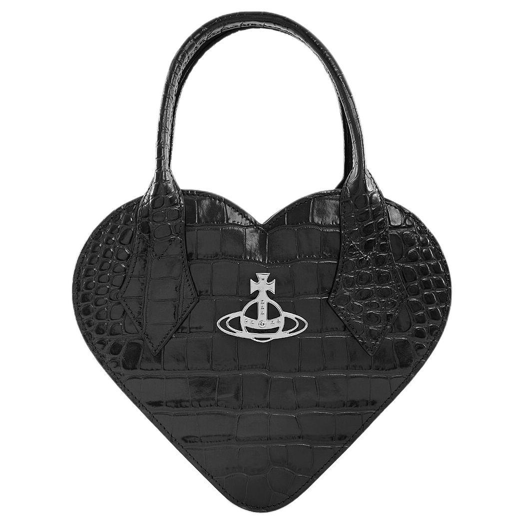 Vivienne Westwood Vivienne Westwood Leather Shoulder Bag Crossbody Bag Handbag Women's Black