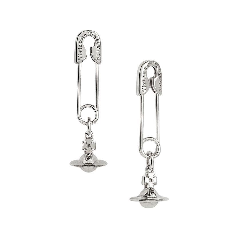 Vivienne Westwood Vivienne Westwood Recycled Silver Silver-Plated Earrings Women's Silver