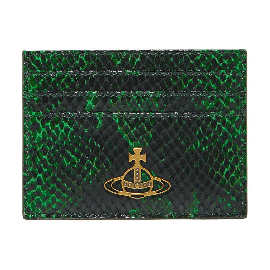 Vivienne Westwood Vivienne Westwood Leather Card Holder Women's Green