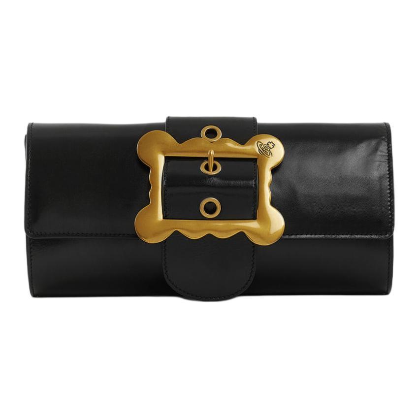 Vivienne Westwood Vivienne Westwood Leather Clutch Women's Black