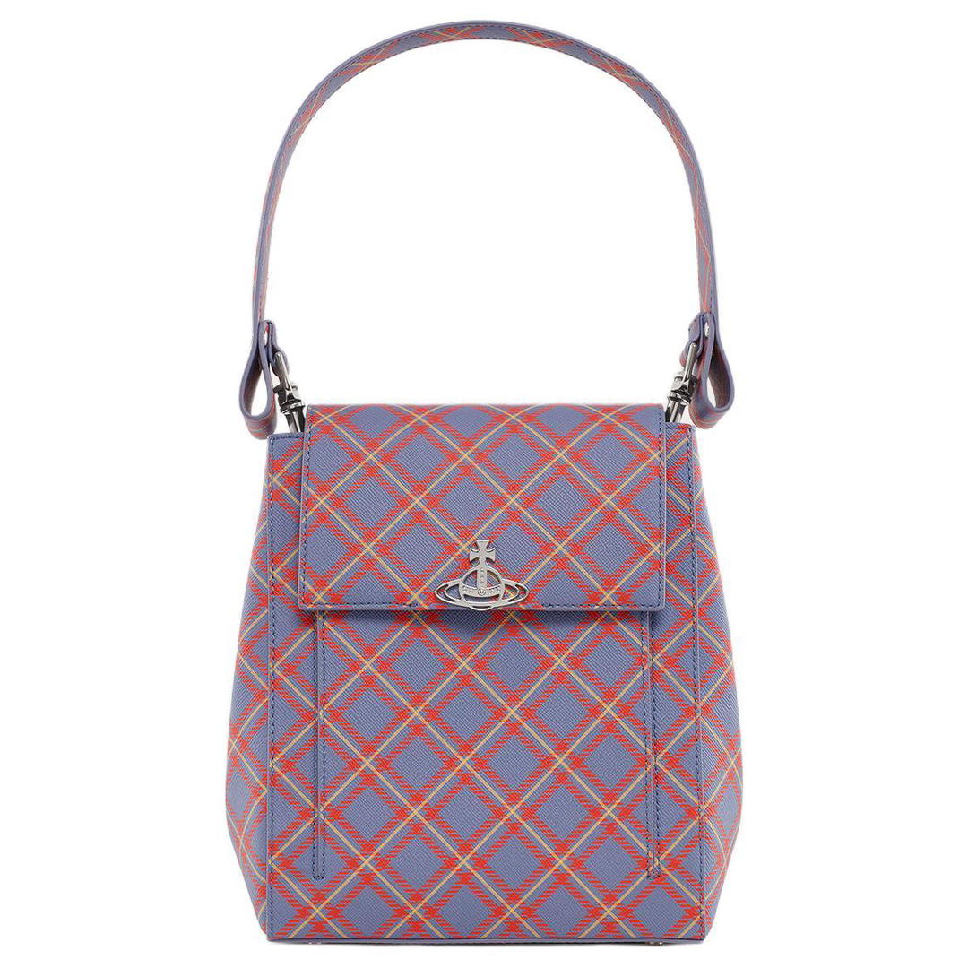 Vivienne Westwood Vivienne Westwood HAZEL PU Crossbody Bag, Shoulder Bag Women's Blue & Orange