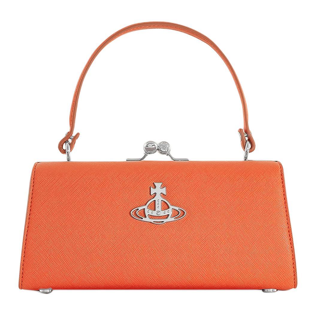 Vivienne Westwood Vivienne Westwood Polyurethane Wallet Purse Extra Large Women's Orange