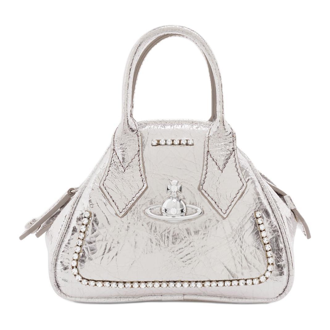 Vivienne Westwood Vivienne Westwood Leather One Shoulder Handbags Mini Women's Silver