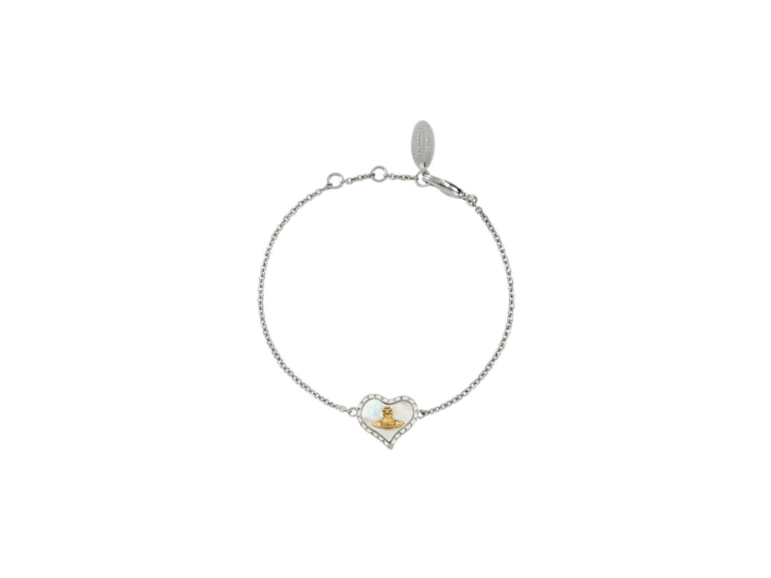 Vivienne Westwood Vivienne Westwood Petra Bracelet Platinum White Pearl Tint Mop