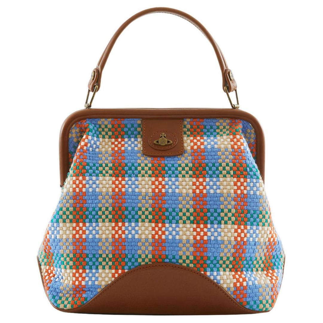 Vivienne Westwood Vivienne Westwood Cotton Shoulder Bag Crossbody Bag Handbag Women's Multicolor