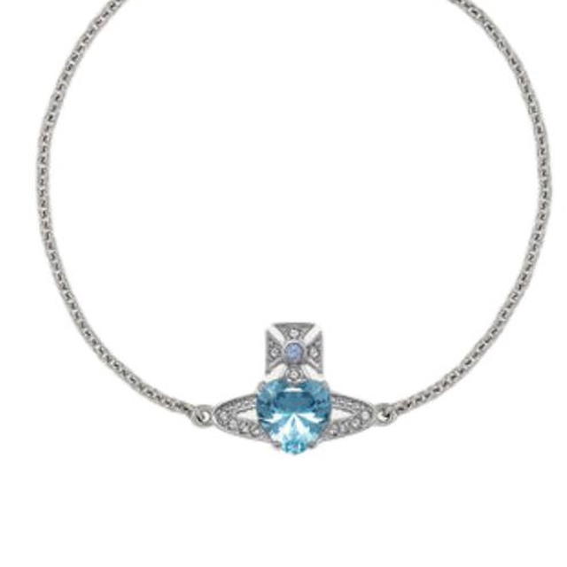 Vivienne Westwood Vivienne Westwood Ariella Bracelet - Silver/Blue - view 4