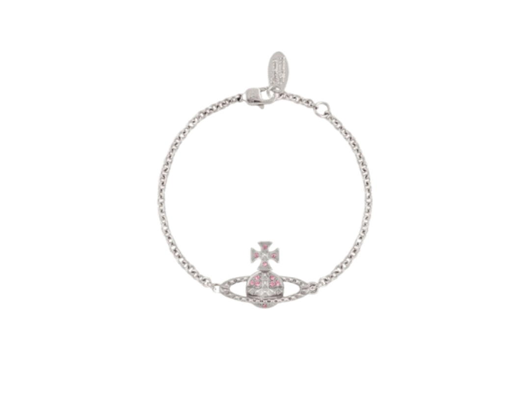 Vivienne Westwood Vivienne Westwood Mayfair Bas Relief Bracelet Light Rose Crystal