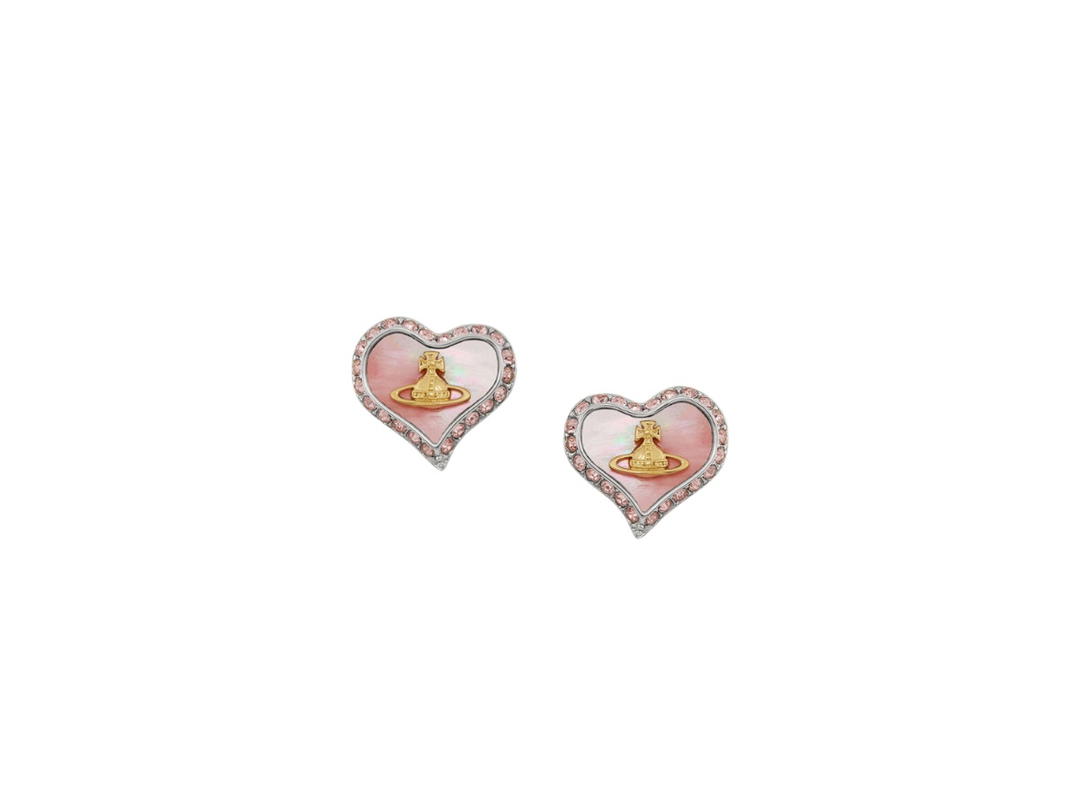 Vivienne Westwood Vivienne Westwood Petra Earrings Platinum Gold Coral