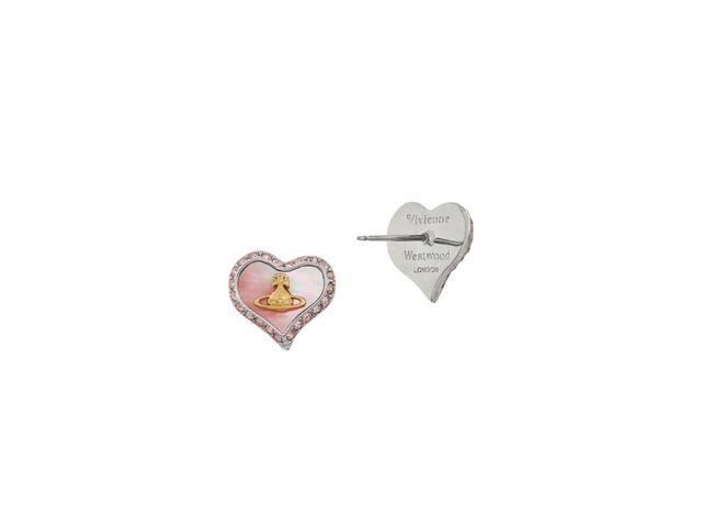 Vivienne Westwood Vivienne Westwood Petra Earrings Platinum Gold Coral - view 2