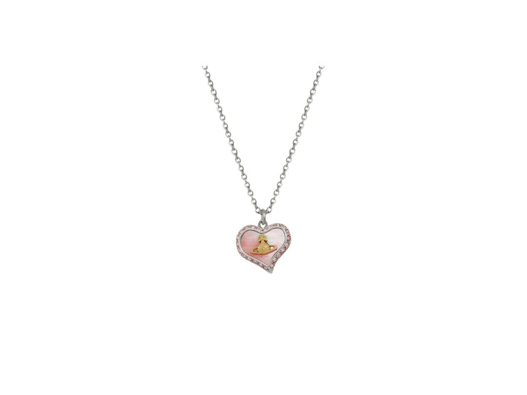 Vivienne Westwood Vivienne Westwood Petra Pendant Necklace Platinum Gold Coral