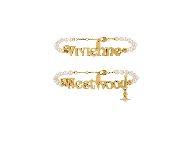 Vivienne Westwood Vivienne Westwood Amelia Bracelet Gold Cream Pearl - view 1