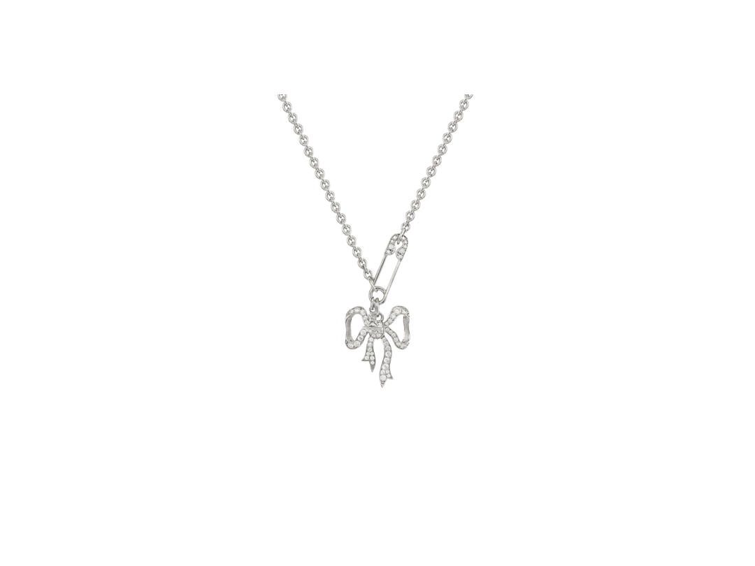 Vivienne Westwood Vivienne Westwood Lilith Pendant Necklace Platinum White