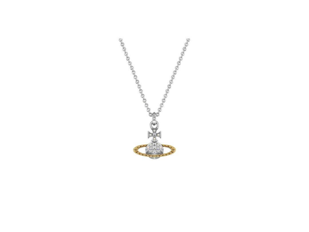 Vivienne Westwood Vivienne Westwood Mayfair Bas Relief Pendant Necklace Rhodium Gold
