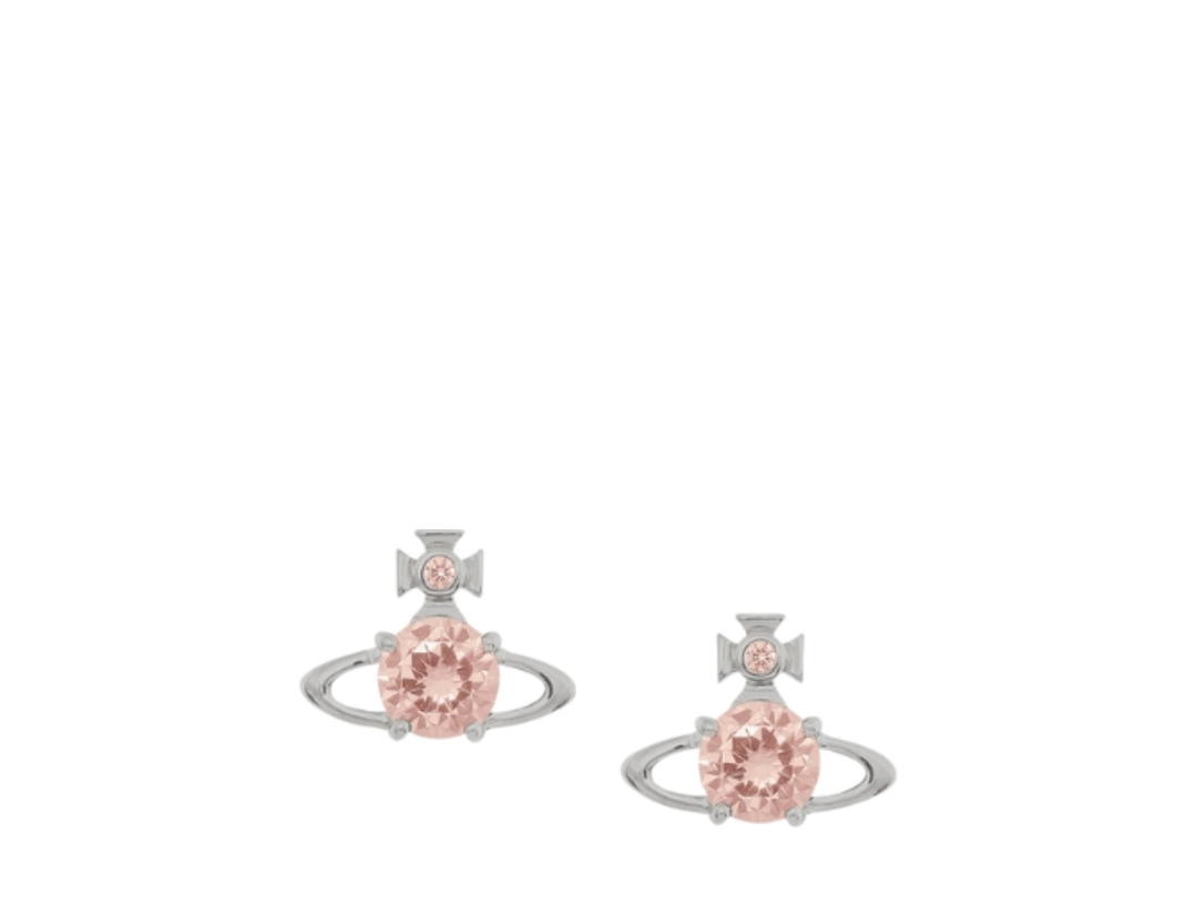 Vivienne Westwood Vivienne Westwood Reina Earrings Platinum Champagne Cz