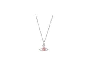 Buy Vivienne Westwood Reina Pendant Necklace Platinum Champagne at Sasom – Authentic and Ready to Ship