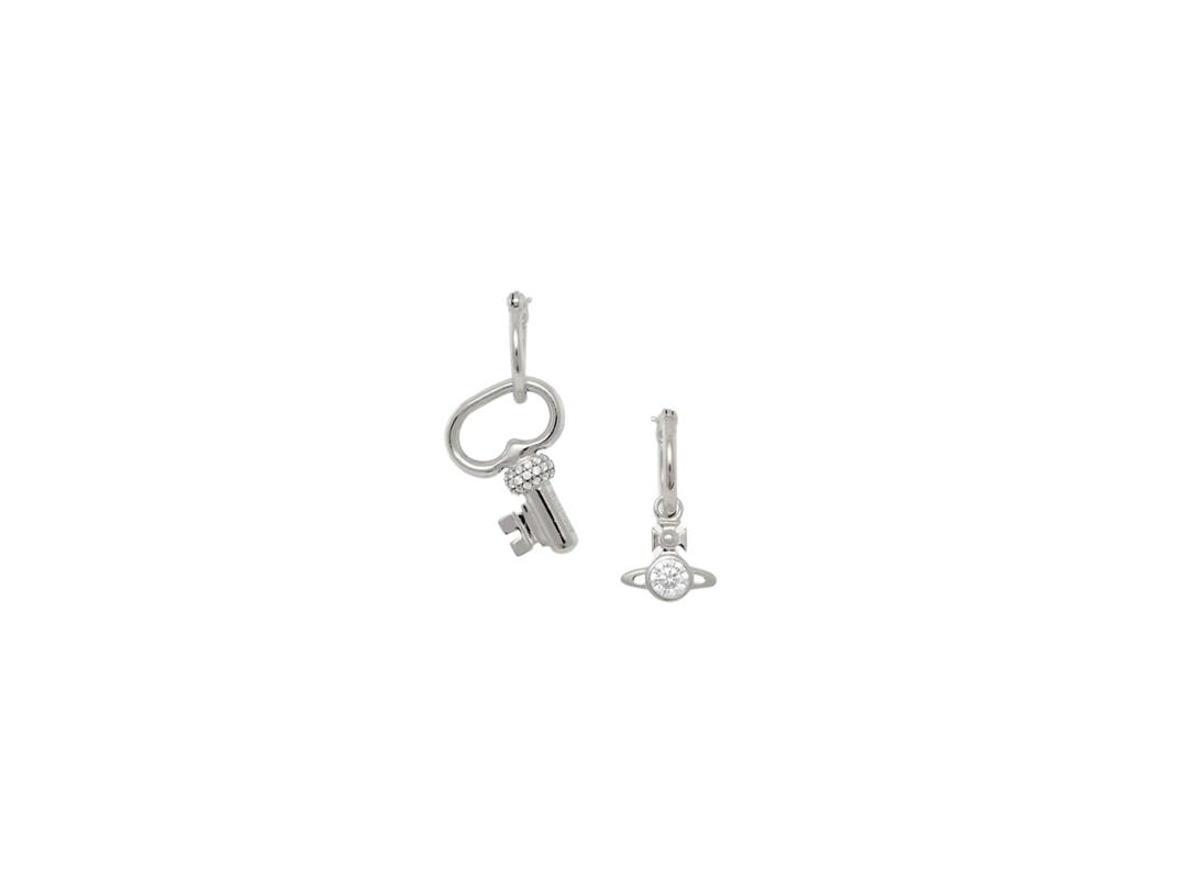 Vivienne Westwood Vivienne Westwood Baya Earrings Platinum White Cz