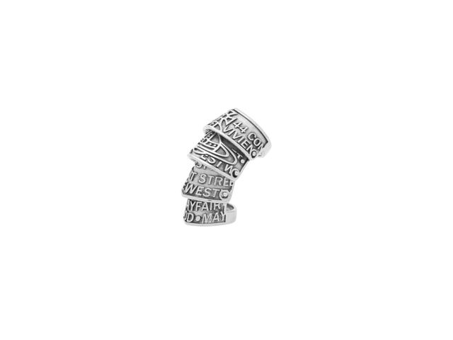 Vivienne Westwood Vivienne Westwood Josephus Ring Antique Platinum - view 1