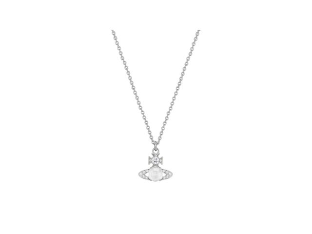Vivienne Westwood Vivienne Westwood Ondina Pendant Necklace Platinum White CZ - view 1