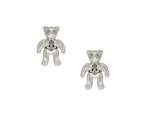 Buy Vivienne Westwood Ruby Small Earrings Platinum Black Diamond Crystal Black Enamel at Sasom – Authentic and Ready to Ship