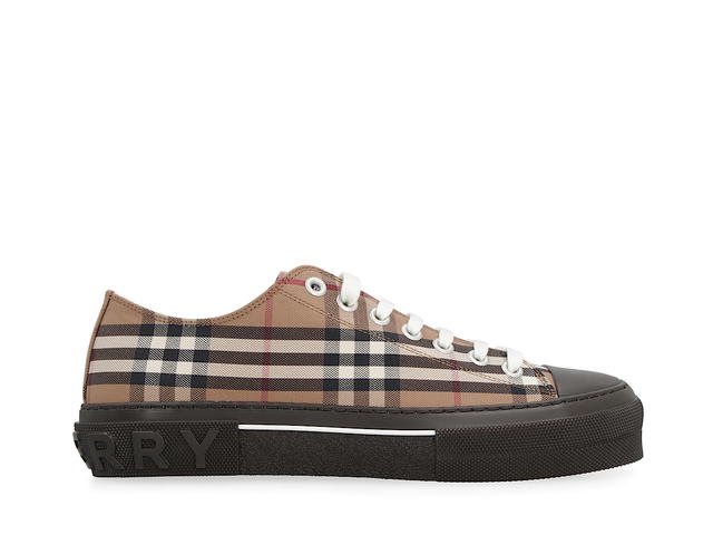 Burberry Burberry Canvas Lowtop Sneakersbeige Rubber Polyurethane 3 Cotton Polyamide 3 Cotto - view 2