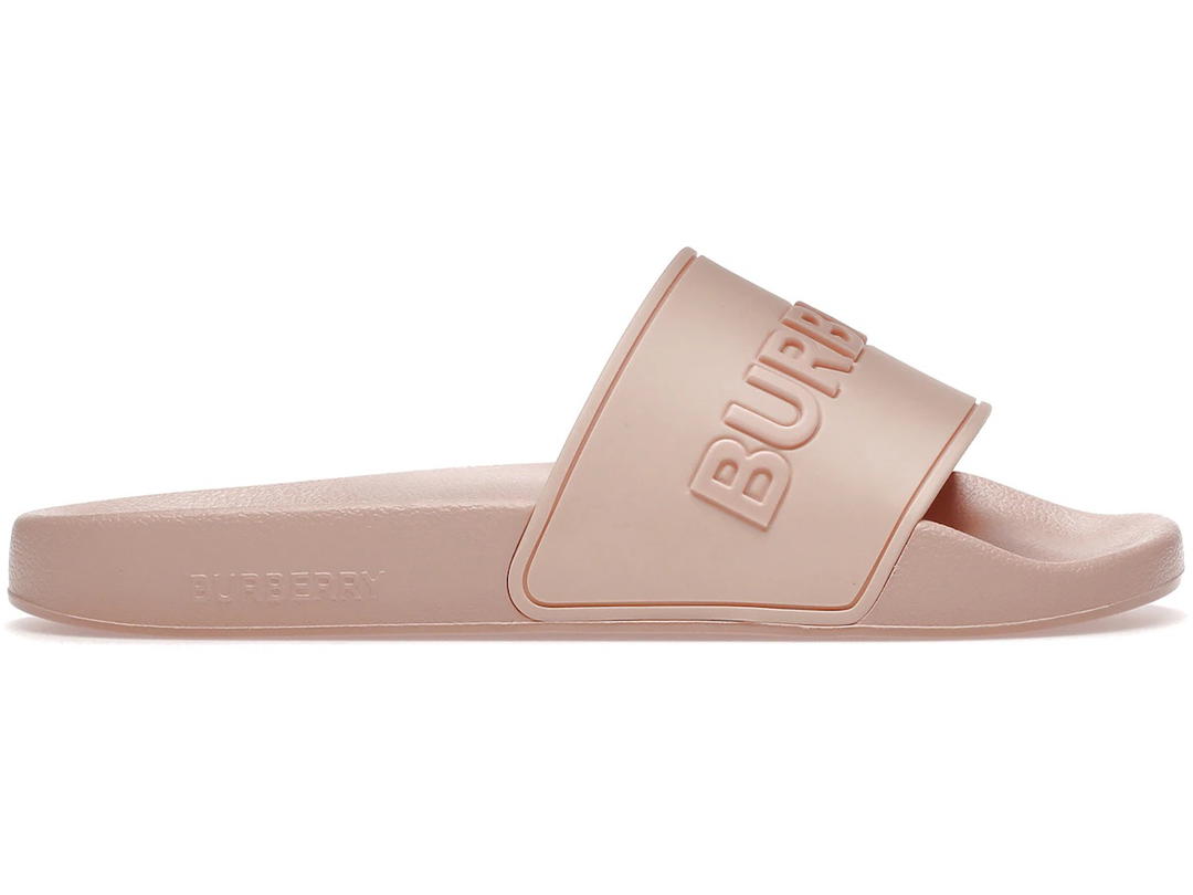 Burberry Burberry Embossed Logo Slides Peach Pink (Women's)