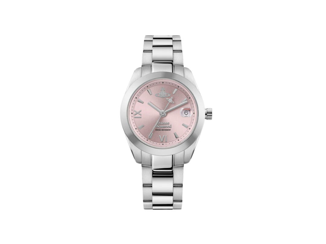 Vivienne Westwood Vivienne Westwood Fenchurch Watch 29MM Silver Pink
