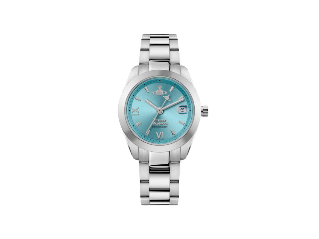 Vivienne Westwood Vivienne Westwood Fenchurch Watch 29MM Silver Turquoise