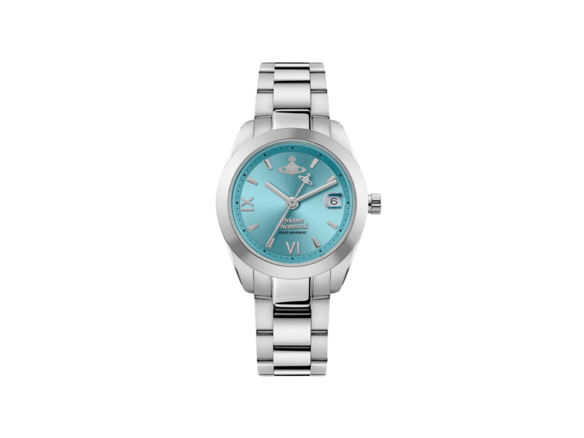 Vivienne Westwood Vivienne Westwood Fenchurch Watch 29MM Silver Turquoise