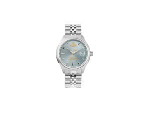 Buy Vivienne Westwood Little Camberwell Watch 29MM Silver Blue at Sasom – Authentic and Ready to Ship