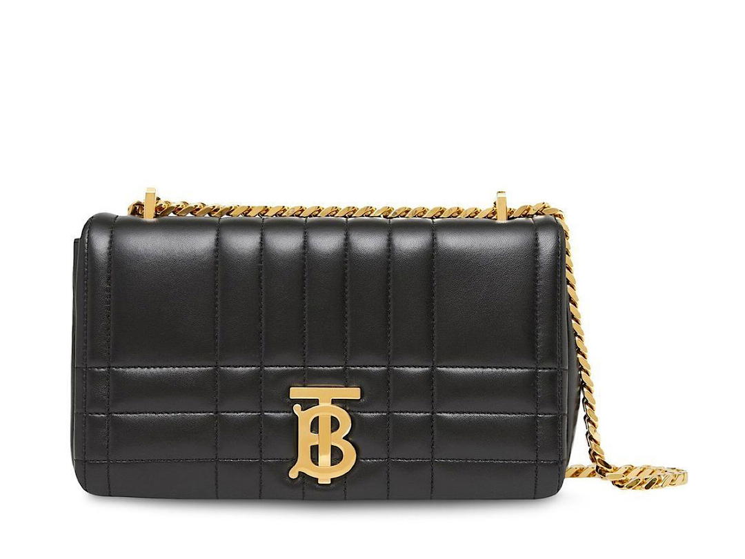 Burberry Burberry Burberry Quilted Leather Small Lola Bagblack Lh