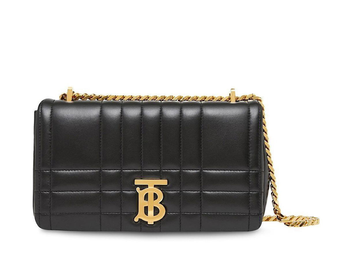 Burberry Burberry Burberry Quilted Leather Small Lola Bagblack Lh