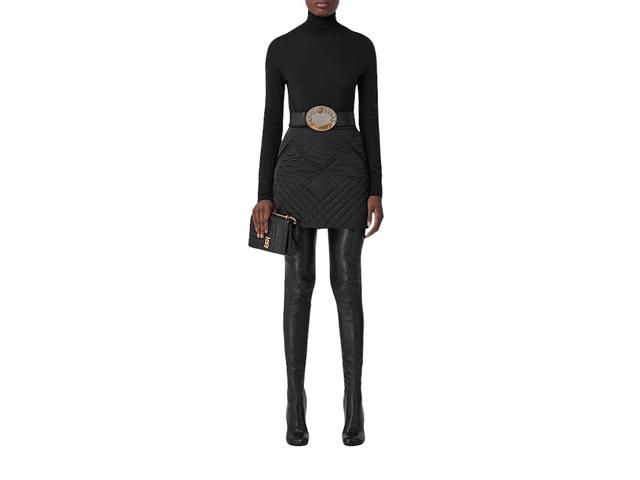 Burberry Burberry Burberry Quilted Leather Small Lola Bagblack Lh - view 2