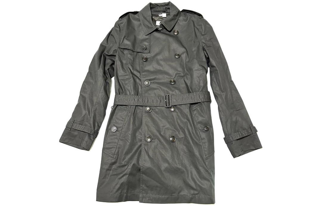 Burberry Burberry Trench Coat Men's Black
