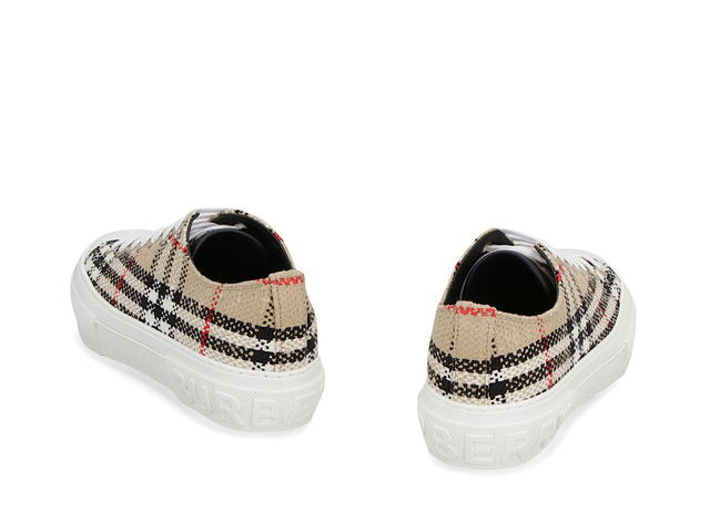 Burberry Burberry Fabric Lowtop Sneakersbeige Rubber Leather Fabric (W) - view 4
