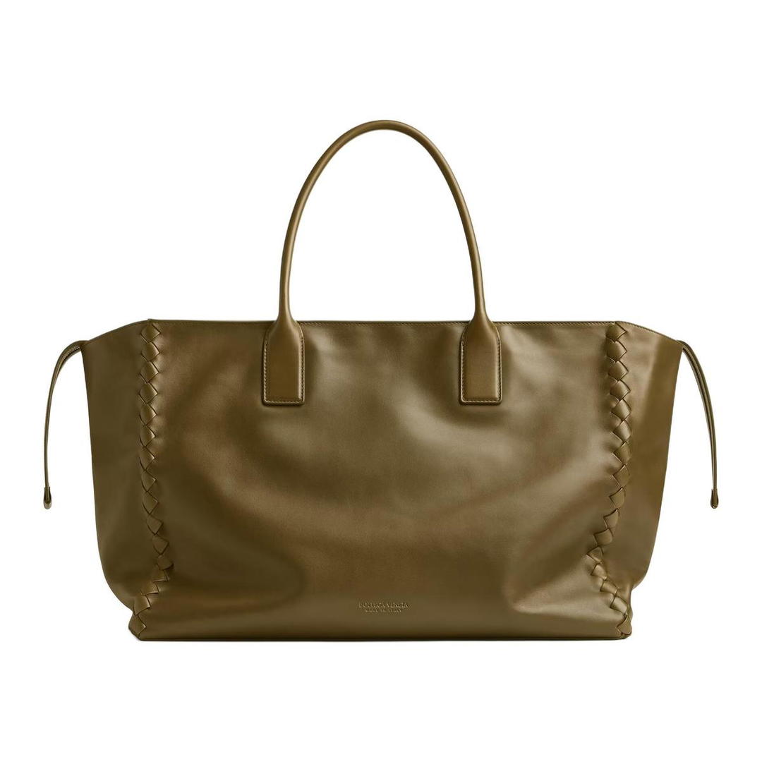 Bottega Veneta Bottega Veneta CABAT Soft Calfskin Tote Bag, Shopping Bag, Handbag Large Size Men's Dark Brown
