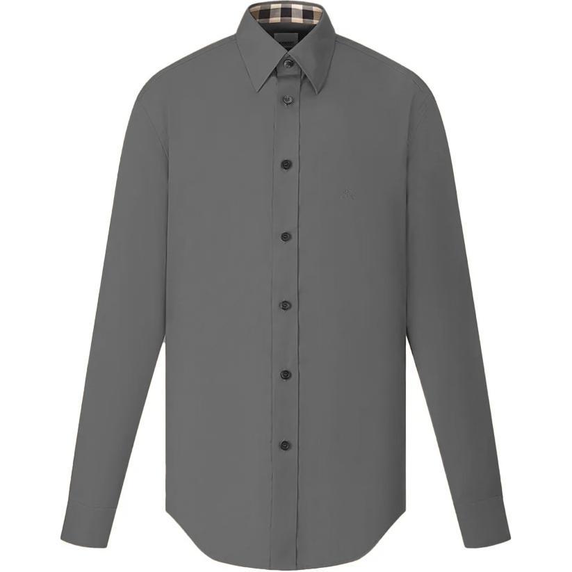 Burberry Burberry Shirts Men Gray