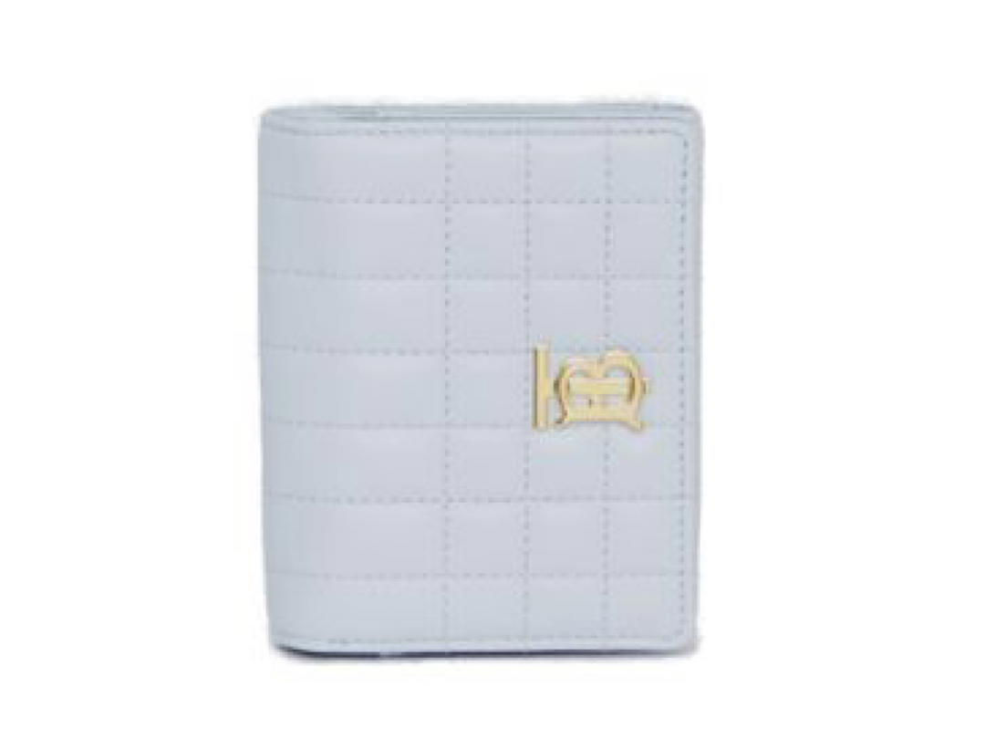 Burberry Burberry Lola Trifold Walletlight Blue Lamb Leather