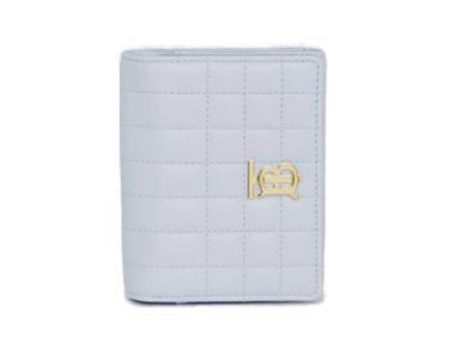 Burberry Burberry Lola Trifold Walletlight Blue Lamb Leather - view 1