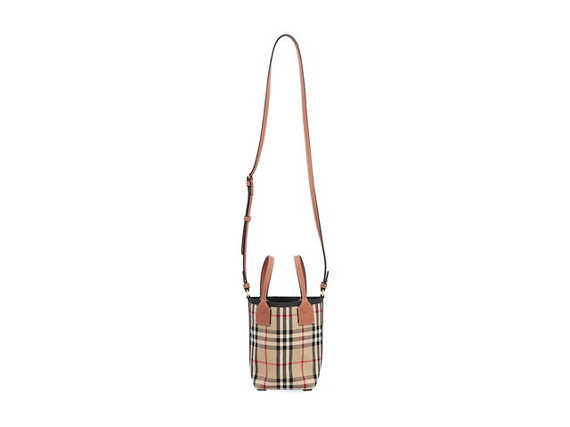 Burberry Burberry London Canvas Bucket Bagbeige Acrylic 3 Cotton 54 Polyurethane 43 - view 4